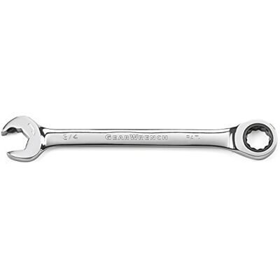 GEARWRENCH 7/16" 12 punto Open End a cricchetto combinata, nero GEARWRENCH 7/16" 12 punto Open End a cricchetto combinata, nero