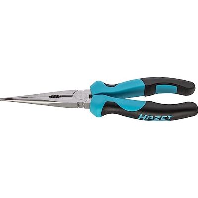 Hazet Pinza a Becchi Mezzotondi, Argento, Lunghezza 205 mm Hazet Pinza a Becchi Mezzotondi, Argento, Lunghezza 205 mm
