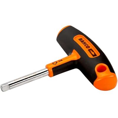 Bahco Chiave a bussola 1/4, Quadrata, Manico a T, 100mm Bahco Chiave a bussola 1/4, Quadrata, Manico a T, 100mm