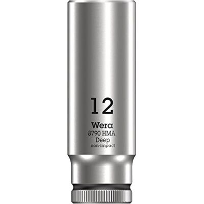 Wera Chiave a Bussola 1/4", Nero, 12.0 mm Wera Chiave a Bussola 1/4", Nero, 12.0 mm