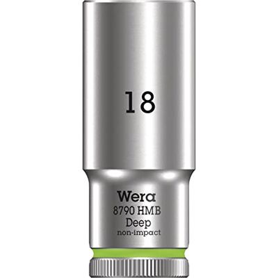 Wera 8790 HMB Deep Chiave a bussola, attacco da 3/8", 18 mm Wera 8790 HMB Deep Chiave a bussola, attacco da 3/8", 18 mm