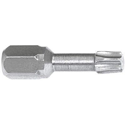 KRAFTWERK 1/4 pollici inox TX di bit 25 mm T25 KRAFTWERK 1/4 pollici inox TX di bit 25 mm T25