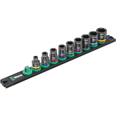 Wera Guida magnetica B Impaktor Imperial 1, guida a bussola con 9 chiavi a bussola Impaktor 05005452001 Wera Guida magnetica B Impaktor Imperial 1, guida a bussola con 9 chiavi a bussola Impaktor 05005452001