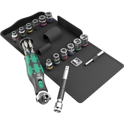 Wera 05004285001 8009 Set di 27 chiavi a ciclopo, 4 pezzi, metrico/imperiale Wera 05004285001 8009 Set di 27 chiavi a ciclopo, 4 pezzi, metrico/imperiale