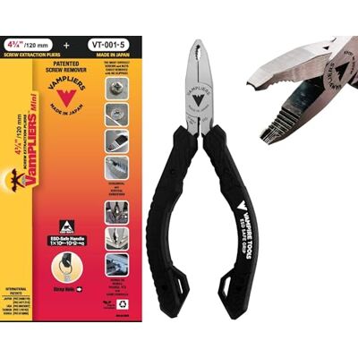 Mini Pinze Vampliers - Punta Sottile, Manici Ergonomici Mini Pinze Vampliers - Punta Sottile, Manici Ergonomici