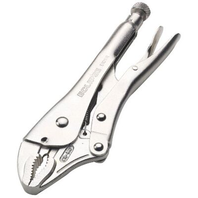 ECLIPSE Professional Tools Pinze Tenaglie a Serraggio Curvo con Tagliafili 125 mm (5") – 250 mm (10") – Ideali per Officina, Auto, Fai-da-Te e Lavori Meccanici ECLIPSE Professional Tools Pinze Tenaglie a Serraggio Curvo con Tagliafili 125 mm (5") – 250 mm (10") – Ideali per Officina, Auto, Fai-da-Te e Lavori Meccanici