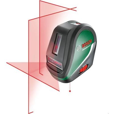 Bosch livella laser multifunzione UniversalLevel 3 con asta telescopica (3 linee incl. linea 90° per croce laser aggiuntiva sul soffitto e punto a piombo inferiore per allineamenti precisi,in cartone) Bosch livella laser multifunzione UniversalLevel 3 con asta telescopica (3 linee incl. linea 90° per croce laser aggiuntiva sul soffitto e punto a piombo inferiore per allineamenti precisi,in cartone)