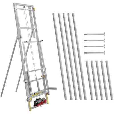 Technics MSW Elevatore a scala 15 m Fino a 200 kg Costruzione verticale anche per tetti piatti Sollevatore materiali a scala Scala montacarichi per edilizia Elevatore per materiali da costruzione Technics MSW Elevatore a scala 15 m Fino a 200 kg Costruzione verticale anche per tetti piatti Sollevatore materiali a scala Scala montacarichi per edilizia Elevatore per materiali da costruzione
