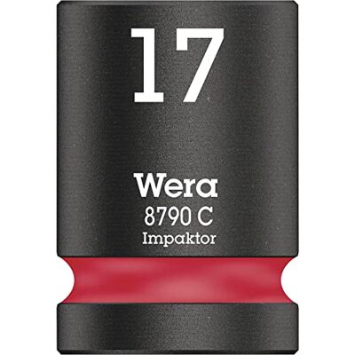 Wera 05004574001 Chiave a Bussola 1/2", Rosso, 17.0 Mm Wera 05004574001 Chiave a Bussola 1/2", Rosso, 17.0 Mm