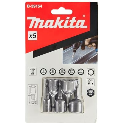 Makita Set di Chiavi a Bussola da 1/4", 5 Pezzi Makita Set di Chiavi a Bussola da 1/4", 5 Pezzi