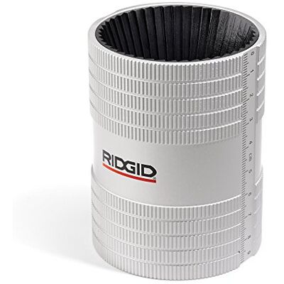 RIDGID Alesatore per tubi in acciaio inox modello 227S, alesatore interno/esterno da 12 mm a 50 mm RIDGID Alesatore per tubi in acciaio inox modello 227S, alesatore interno/esterno da 12 mm a 50 mm