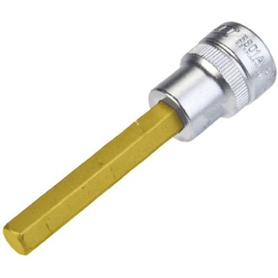 Hazet Inserto Chiave a Bussola per Giraviti, Oro, Attacco Quadro, Cavo, 10 mm 3/8 di Pollice Hazet Inserto Chiave a Bussola per Giraviti, Oro, Attacco Quadro, Cavo, 10 mm 3/8 di Pollice