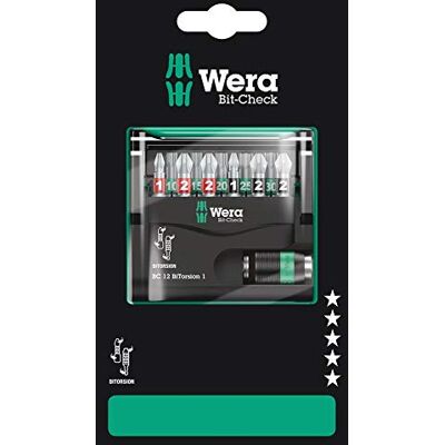 Wera Bit-Check 12 BiTorsion 1 SB Wera Bit-Check 12 BiTorsion 1 SB