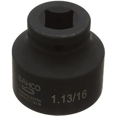 Bahco Vasos de impacto fosfatados, con cuadrado de 3/4" y perfil hexagonal imperial Ref: Unid: 1 Bahco Vasos de impacto fosfatados, con cuadrado de 3/4" y perfil hexagonal imperial Ref: Unid: 1