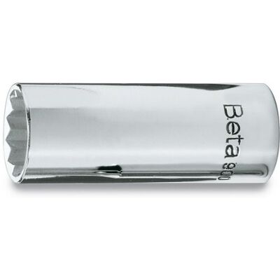 BETA 900AS-MBL 3/16 Chiavi a bussola con attacco quadro femmina 1/4", tipo lungo bocca poligonale, cromate BETA 900AS-MBL 3/16 Chiavi a bussola con attacco quadro femmina 1/4", tipo lungo bocca poligonale, cromate