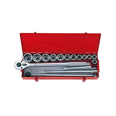 king tony 23Pc 3/4" Socket Set Metric 12Pt Chrome king tony 23Pc 3/4" Socket Set Metric 12Pt Chrome