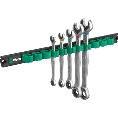 Wera 05020015001 Barra magnetica 6000 Joker, 2 chiavi a cricchetto ad anello, 6 pezzi Wera 05020015001 Barra magnetica 6000 Joker, 2 chiavi a cricchetto ad anello, 6 pezzi