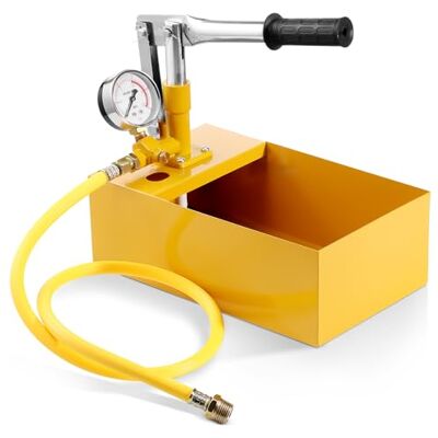 VEVOR Pompa di Prova Idrostatica, Max. 25 Bar/362 PSI, Kit Tester della Pressione dell'Acqua Manuale Idraulico a Valvola Singola, Serbatoio dell'Acqua da 1,4 Gal, Tubo da 3 Piedi Esterno 1/2 pollici VEVOR Pompa di Prova Idrostatica, Max. 25 Bar/362 PSI, Kit Tester della Pressione dell'Acqua Manuale Idraulico a Valvola Singola, Serbatoio dell'Acqua da 1,4 Gal, Tubo da 3 Piedi Esterno 1/2 pollici