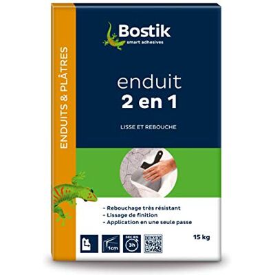 BOSTIK Enduit 2 in 1 lisciatura e riempimento - Intonaco BOSTIK Enduit 2 in 1 lisciatura e riempimento - Intonaco