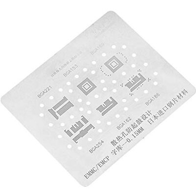 Yctze Stencil BGA, kit stencil BGA Reballing, stencil universali, acciaio inossidabile di alta qualità Yctze Stencil BGA, kit stencil BGA Reballing, stencil universali, acciaio inossidabile di alta qualità
