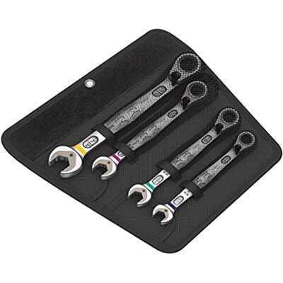 Wera 05020092001 6001 Joker Switch 4 Imperial Set 1, Kit con chiavi combinate piegate a cricchetto, in pollici, 4-teilig Wera 05020092001 6001 Joker Switch 4 Imperial Set 1, Kit con chiavi combinate piegate a cricchetto, in pollici, 4-teilig