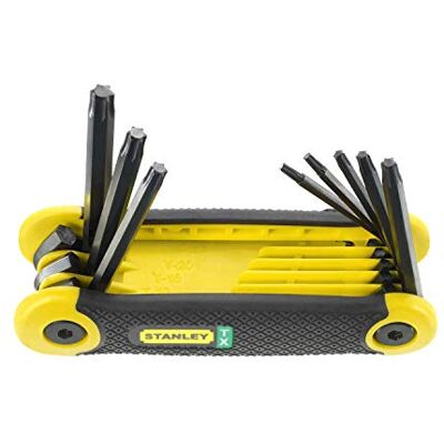 Stanley 2-69-266 Chiavi Esagonali Torx, Modello 3, Set di 8 Pezzi Stanley 2-69-266 Chiavi Esagonali Torx, Modello 3, Set di 8 Pezzi