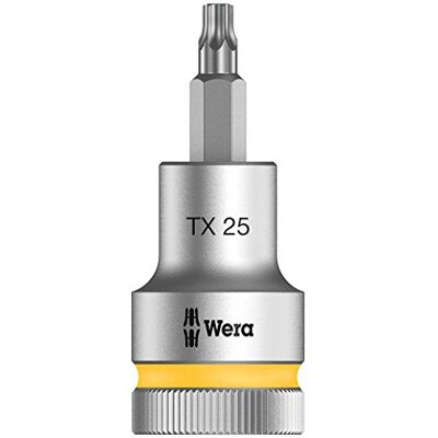 Wera , 8767 C HF TORX TORX Zyklop Bussole a inserto attacco da 1/2" con ritegno vite con, TX 25 x 60 mm Wera , 8767 C HF TORX TORX Zyklop Bussole a inserto attacco da 1/2" con ritegno vite con, TX 25 x 60 mm
