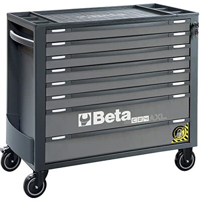 BETA Cassettiera porta attrezzi 8 cassetti, con sistema antiribaltamento, modello lungo BETA Cassettiera porta attrezzi 8 cassetti, con sistema antiribaltamento, modello lungo