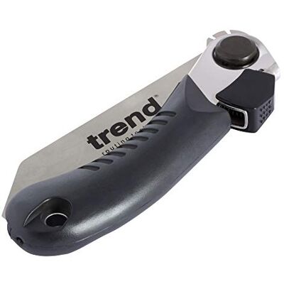 TREND Sega Pieghevole a Filo, Lama in Acciaio al Carbonio da 120mm, Taglio a Filo per Cavicchi e Giunzioni, TREND Sega Pieghevole a Filo, Lama in Acciaio al Carbonio da 120mm, Taglio a Filo per Cavicchi e Giunzioni,