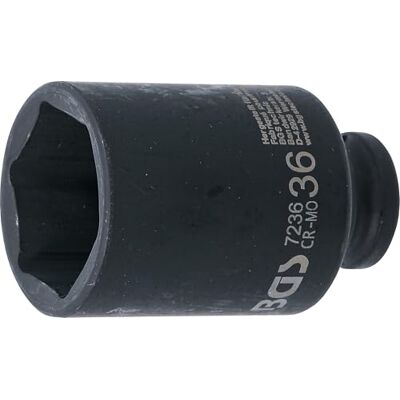 BGS Bussola esagonale, profonda 12,5 mm (1/2") 36 mm BGS Bussola esagonale, profonda 12,5 mm (1/2") 36 mm