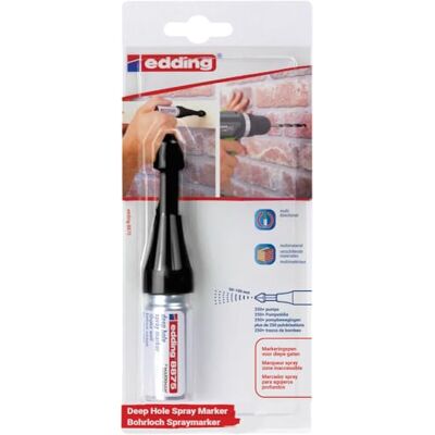 Edding 8875 Marxman Marxman Pennarello a spruzzo 1 pennarello verde fluorescente marcatura di fori fino a 100 mm di profondità vernice a gesso fluorescente Edding 8875 Marxman Marxman Pennarello a spruzzo 1 pennarello verde fluorescente marcatura di fori fino a 100 mm di profondità vernice a gesso fluorescente
