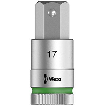 Wera , 8740 C HF Zyklop Bussole a inserto con attacco da 1/2" con ritegno vite, 17.0 x 60 mm Wera , 8740 C HF Zyklop Bussole a inserto con attacco da 1/2" con ritegno vite, 17.0 x 60 mm
