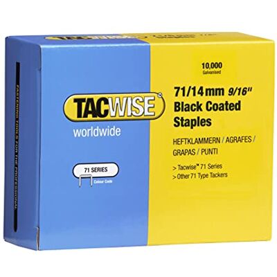 Tacwise TA-0374 Graffe zincate 14mm - Strumento di tappezzeria Tacwise TA-0374 Graffe zincate 14mm - Strumento di tappezzeria