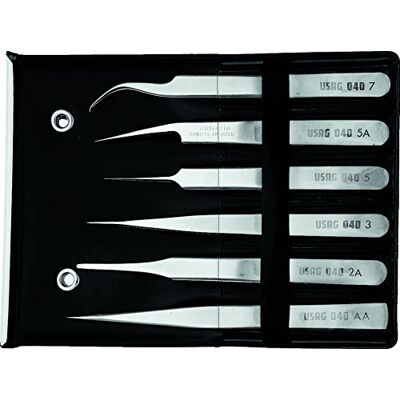 USAG 040 SE6 Serie di sei pinzette 040081 USAG 040 SE6 Serie di sei pinzette 040081