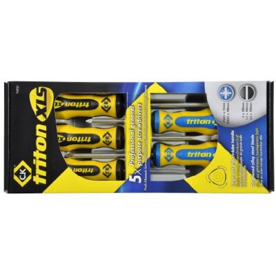 Set di cacciaviti CK Tools T4727 Triton XLS - Set da 5 pezzi Set di cacciaviti CK Tools T4727 Triton XLS - Set da 5 pezzi