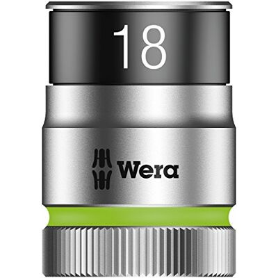 Wera , 8790 HMC HF Bussola per cricchetto Zyklop con attacco da 1/2" con ritegno vite, 18.0 mm Wera , 8790 HMC HF Bussola per cricchetto Zyklop con attacco da 1/2" con ritegno vite, 18.0 mm