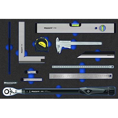 MATADOR MAT 8164 1798 - Set di strumenti, strumenti di misurazione, 11 pezzi MATADOR MAT 8164 1798 - Set di strumenti, strumenti di misurazione, 11 pezzi