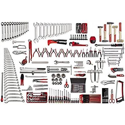 USAG --Assortimento Industria pz -U04960044, Multicolore, 254 Pezzi, Set di 254 USAG --Assortimento Industria pz -U04960044, Multicolore, 254 Pezzi, Set di 254