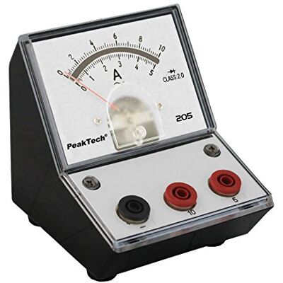 PEAKTECH 205-10 Amperimetro - Analogico, Da tavolo, Senza alimentazione PEAKTECH 205-10 Amperimetro - Analogico, Da tavolo, Senza alimentazione