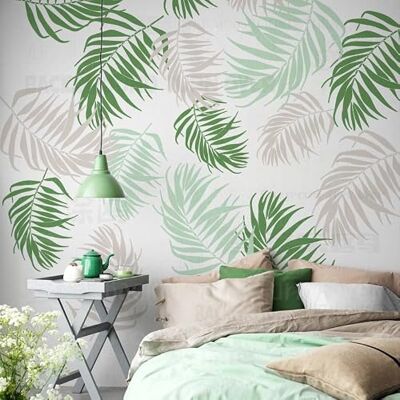 壁涂鸥 BackgroundTurnOver 55cm Tropic Foglia Di Palma Stencil Per Pareti Pittura Decorare Artigianato Frigoriferi Gesso Grandi Modelli Di Mattoni Grandi Dimensioni Portatile Decorazione Elettrica 壁涂鸥 BackgroundTurnOver 55cm Tropic Foglia Di Palma Stencil Per Pareti Pittura Decorare Artigianato Frigoriferi Gesso Grandi Modelli Di Mattoni Grandi Dimensioni Portatile Decorazione Elettrica