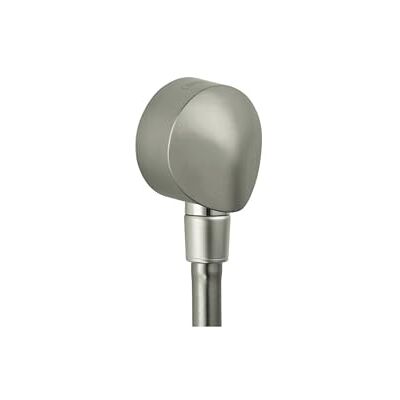 Hansgrohe hans Gomito a gomito con valvola di ritegno, nichel spazzolato.5 Hansgrohe hans Gomito a gomito con valvola di ritegno, nichel spazzolato.5