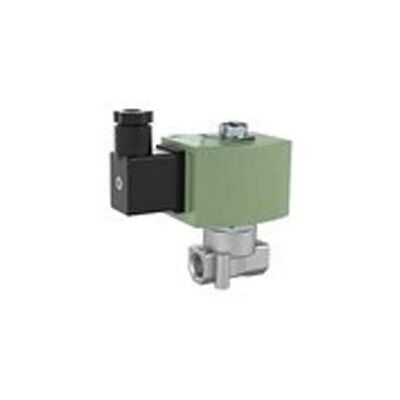 RIEGLER Valvola magnetica a 3/2, ES, NC, 24 V DC, NBR, G 1/4, PN 0-6 Bar RIEGLER Valvola magnetica a 3/2, ES, NC, 24 V DC, NBR, G 1/4, PN 0-6 Bar