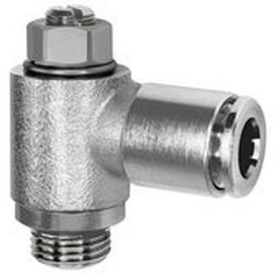 RIEGLER 115704 Valvola di ritegno a farfalla G 1/8, connettore 4-1 pezzo RIEGLER 115704 Valvola di ritegno a farfalla G 1/8, connettore 4-1 pezzo