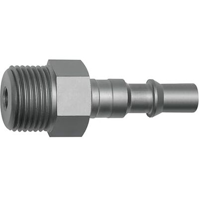 RIEGLER 141641-423.62 Nipplo per giunti NW 6, ISO 6150 C, acciaio, G 3/8 AG, 1 pezzo RIEGLER 141641-423.62 Nipplo per giunti NW 6, ISO 6150 C, acciaio, G 3/8 AG, 1 pezzo