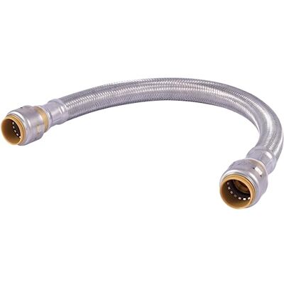 SharkBite Max 3/4 x 18 pollici flessibile di riparazione tubo di accoppiamento, Push to Connect ottone idraulico raccordo, tubo PEX, rame, CPVC, PE-RT, HDPE, SharkBite Max 3/4 x 18 pollici flessibile di riparazione tubo di accoppiamento, Push to Connect ottone idraulico raccordo, tubo PEX, rame, CPVC, PE-RT, HDPE,
