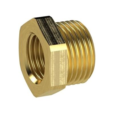 RIEGLER Raccordo riduttore, versione corta, G 3 a., G 1 i., SW 95, ottone, pressione di lavoro max. 25 bar Max. 150 °C RIEGLER Raccordo riduttore, versione corta, G 3 a., G 1 i., SW 95, ottone, pressione di lavoro max. 25 bar Max. 150 °C
