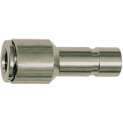 RIEGLER Raccordo dritto con nipplo 10 mm, riduttore, per tubo esterno Ø 8 mm, pressione di lavoro max. 15 bar, acciaio inox 1.4404 RIEGLER Raccordo dritto con nipplo 10 mm, riduttore, per tubo esterno Ø 8 mm, pressione di lavoro max. 15 bar, acciaio inox 1.4404