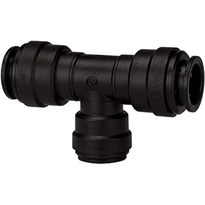 RIEGLER Connettore di riduzione a T POM, per tubo esterno Ø 1 22 mm, per tubo esterno Ø 2 15 mm, pressione di lavoro max. 10 bar RIEGLER Connettore di riduzione a T POM, per tubo esterno Ø 1 22 mm, per tubo esterno Ø 2 15 mm, pressione di lavoro max. 10 bar