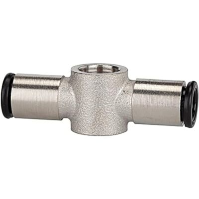 RIEGLER Raccordo ad anello a T, per vite cava G 3/8, per tubo di diametro esterno 12 mm, pressione di lavoro max. 16 bar, velocità di funzionamento. -20 °C fino a 70 °C, MS vern. RIEGLER Raccordo ad anello a T, per vite cava G 3/8, per tubo di diametro esterno 12 mm, pressione di lavoro max. 16 bar, velocità di funzionamento. -20 °C fino a 70 °C, MS vern.
