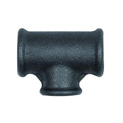 RIEGLER Raccordo a T 130, Rp 2, Rp 1/2, Rp 2, colore nero pressofuso, temperatura di funzionamento da -20 °C a 300 °C, ISO 7-1 RIEGLER Raccordo a T 130, Rp 2, Rp 1/2, Rp 2, colore nero pressofuso, temperatura di funzionamento da -20 °C a 300 °C, ISO 7-1